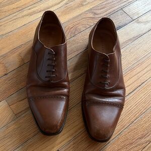 Jack Erwin brown Oxford derby shoes size 10